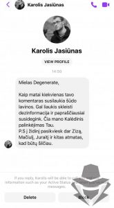 Karolis Jasiūnas - šiuolaikinio "fašisto" pavyzdys